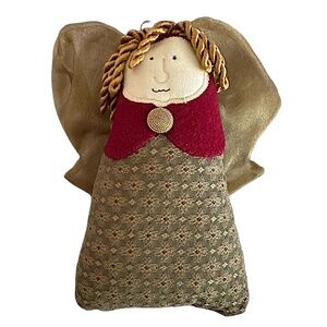 WOOF & POOF Stuffed Angel Door Hanger Toy 8.5”